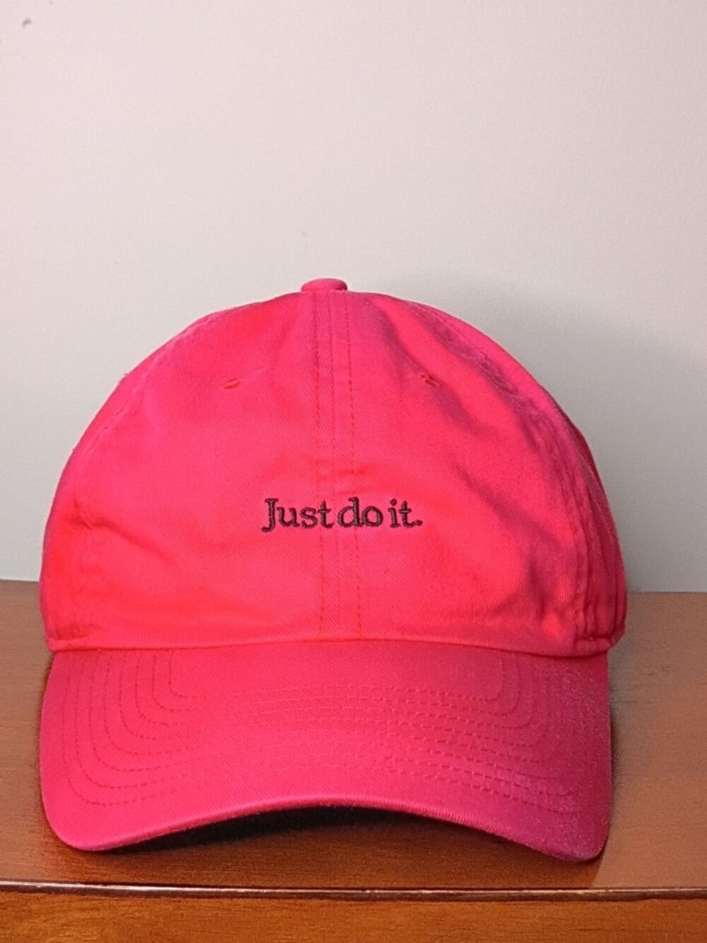 Nike “Just Do It” Red Hat Cap Heritage 86 One Size Adjustable Adult